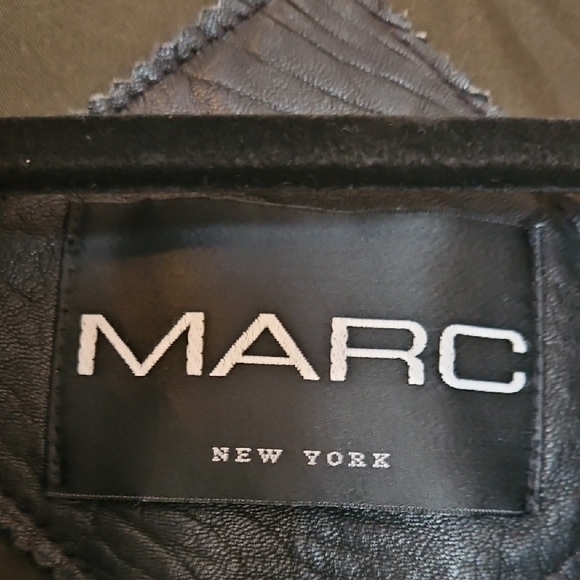 Marc New York Men's vintage Black Leather Jacket, 1980s, Lux, Sz Sm. Leather - Picture 2 of 13